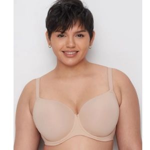 New BARE NECESSITIES Eva T-Shirt Bra Women’s SIZE 32G Hazel
